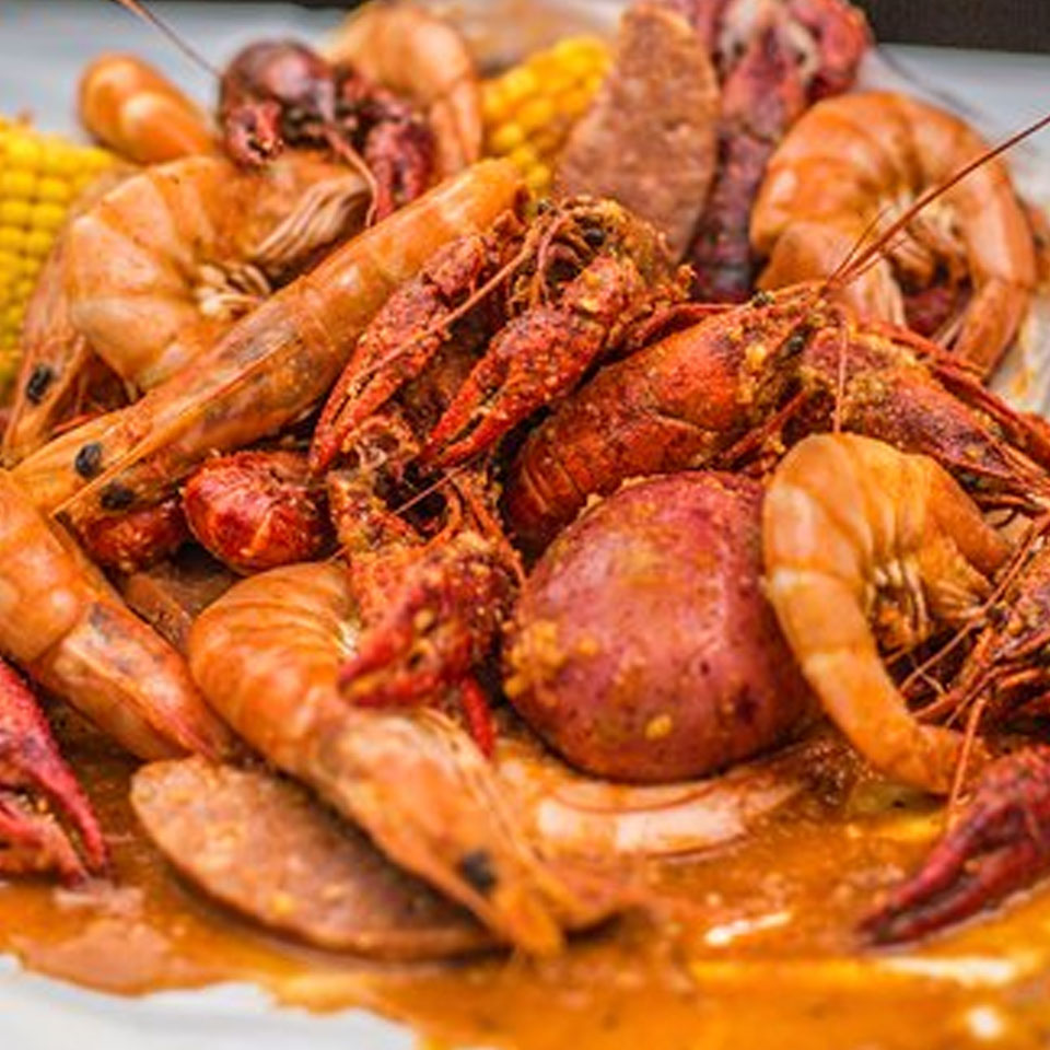 Cajun seafood boil in Smyrna